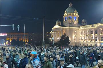 Beograd: Održan 10. prosvjedni mimohod "1 od 5 milijuna"