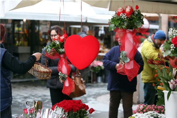 Valentine’s Day spending increases in Croatia - survey