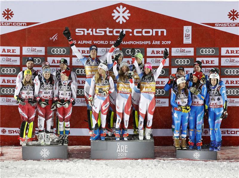 SWEDEN ALPINE SKIING WORLD CHAMPIONSHIPS