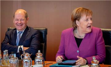 German Cabinet meeting in Berlin