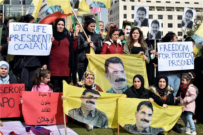 LEBANON MIDEAST PKK PROTEST