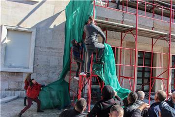 ALBANIA PROTEST