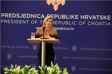 Tiskovna konferencija predsjednice Grabar-Kitarović