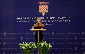 Tiskovna konferencija predsjednice Grabar-Kitarović