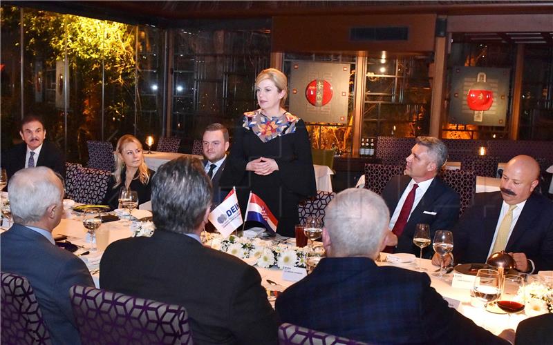 Croatian president, Turkish business people discuss development of cooperation