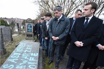 FRANCE CRIME VANDALISED JEWISH GRAVES