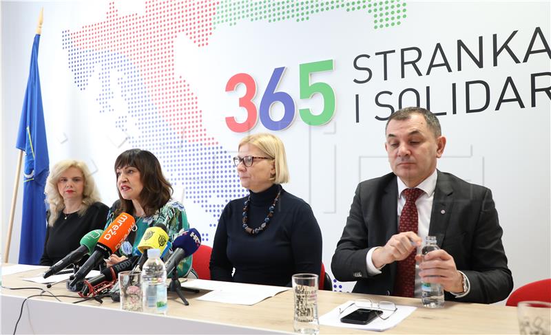 Konferencija za novinare stranke Bandić Milan 365