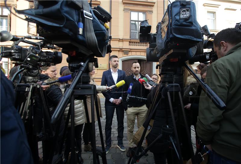 Konferencija za medije životnih partnera Ive Šegote i Mladena Kožića