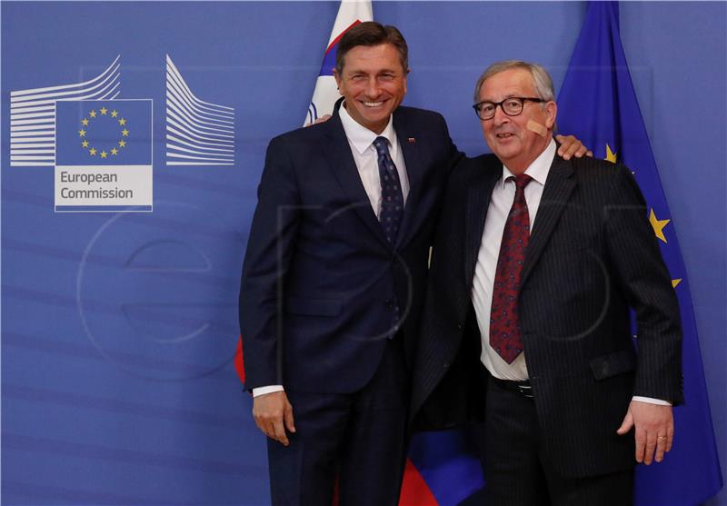 BELGIUM EU SLOVENE PRESIDENT VISIT COMMISSION