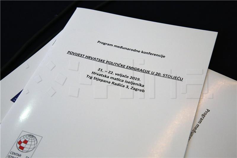 Započela dvodnevna međunarodna konferencija "Hrvatska politička emigracija u 20. stoljeću"