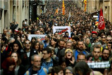 SPAIN CATALONIA STRIKE