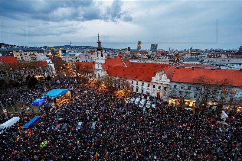 SLOVAKIA JOURNALIST MURDER ANNIVERSARY