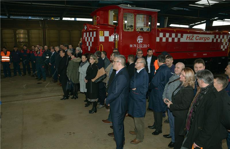 Svečanost primopredaje manevarske lokomotive HŽ Cargu