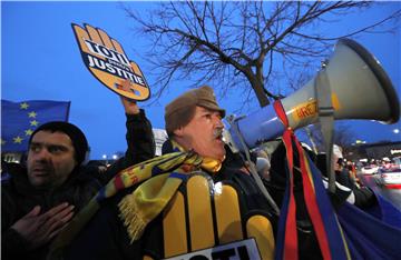 ROMANIA JUSTICE PROTEST