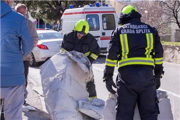 Orkanska bura u Splitu