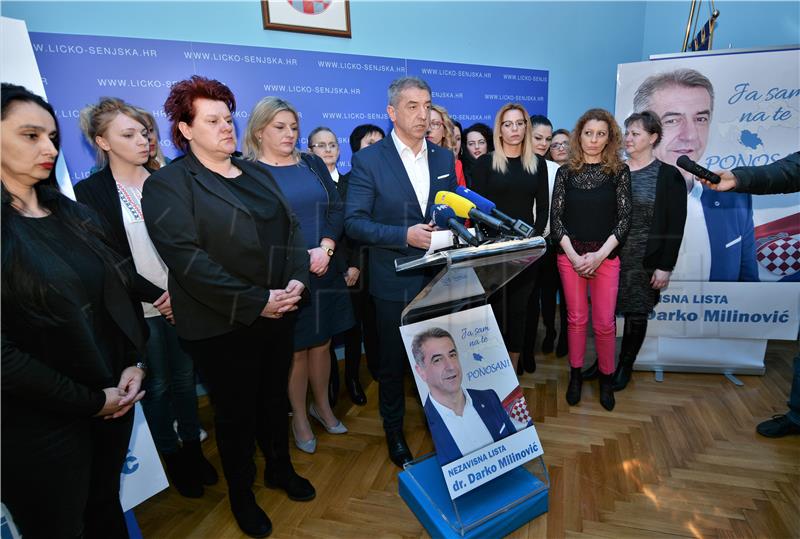 Milinović: Plenković se treba ograditi od HDZ-ove liste za Ličko-senjsku županiju