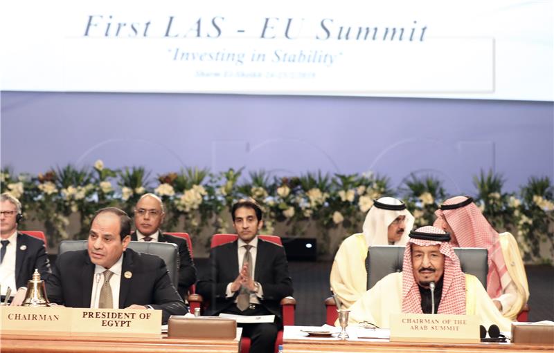 EGYPT EU ARAB LEAGUE SUMMIT