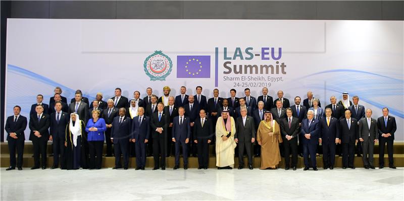 EGYPT EU ARAB LEAGUE SUMMIT