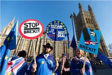 BRITAIN BREXIT PROTESTS