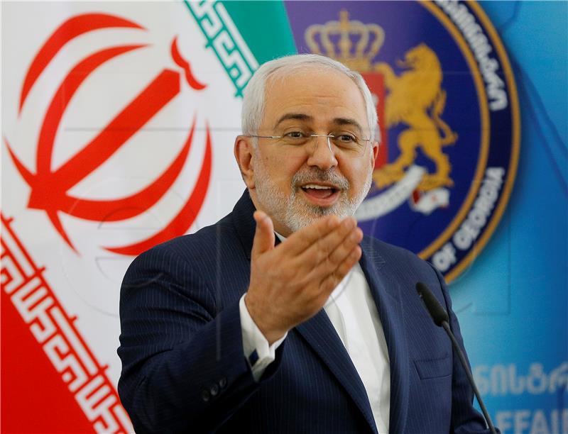 (FILE) GEORGIA IRAN ZARIF RESIGNATION