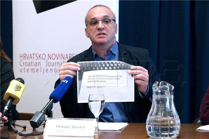 Journalists' association: Plenkovic gov't responsible for unprecedented attack on media