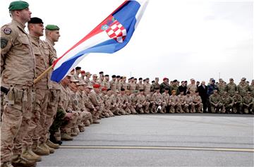 MORH:  Svečano ispraćen 10. HRVCON u NATO misiju u Afganistan