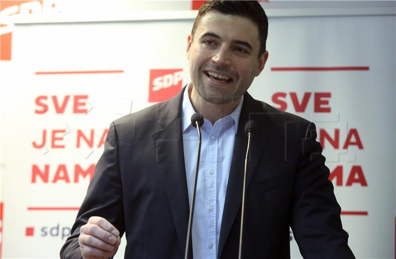 Tiskovna konferencija SDP-a pod nazivom "Da smo u Švedskoj, ministrica Murganić već bi bila bivša"