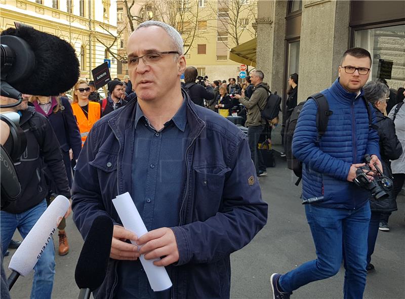 Leader of journalists' protest accuses University of Zagreb of waging "crusade" against media