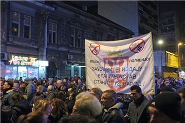 Protest rally held in Belgrade for 13th straight Saturday