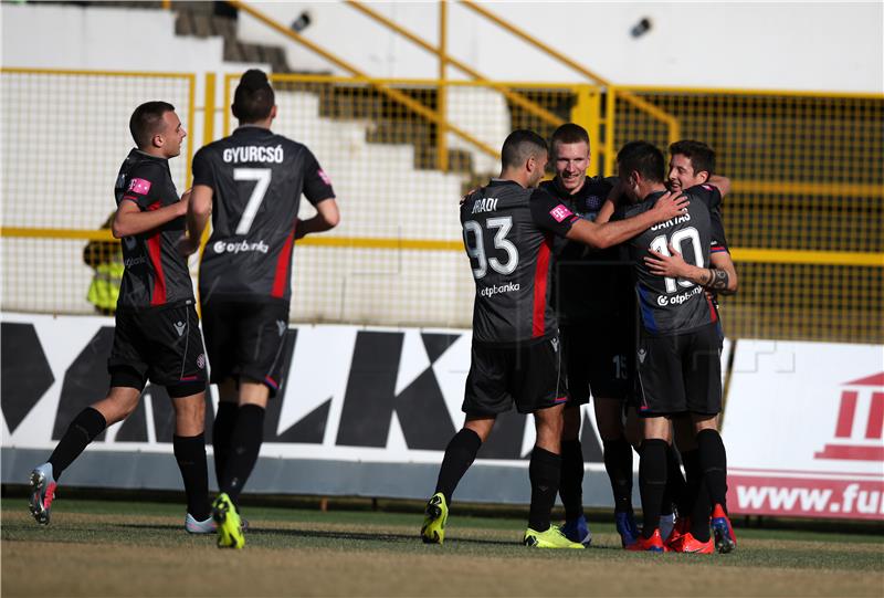 Prva HNL:  Inter - Hajduk 0-2 (poluvrijeme)