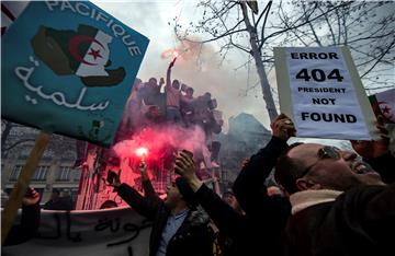 FRANCE ALGERIA PROTEST BOUTEFLIKA