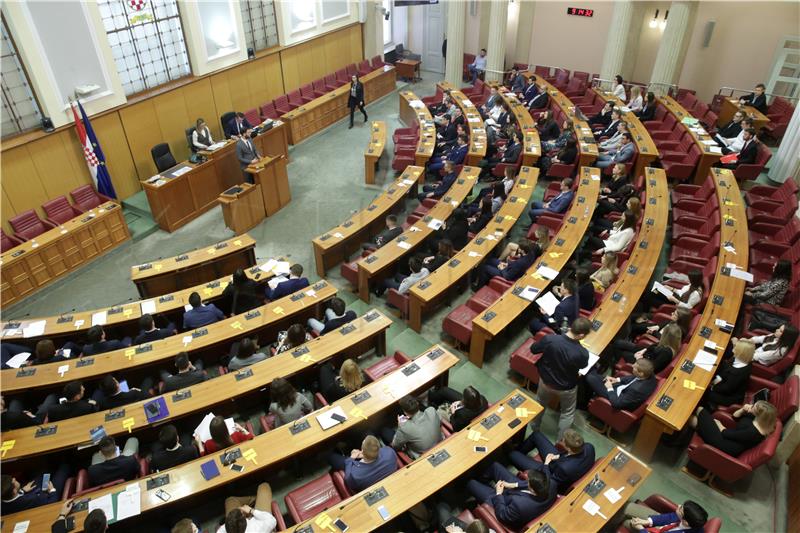 Treća simulirana sjednica parlamenta studenata Sveučilišta u Zagrebu