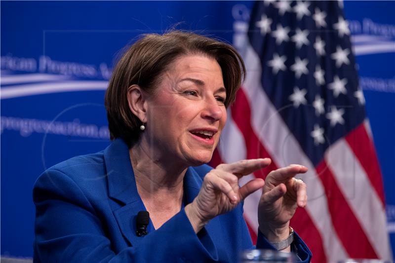 USA POLITICS SENATOR KLOBUCHAR