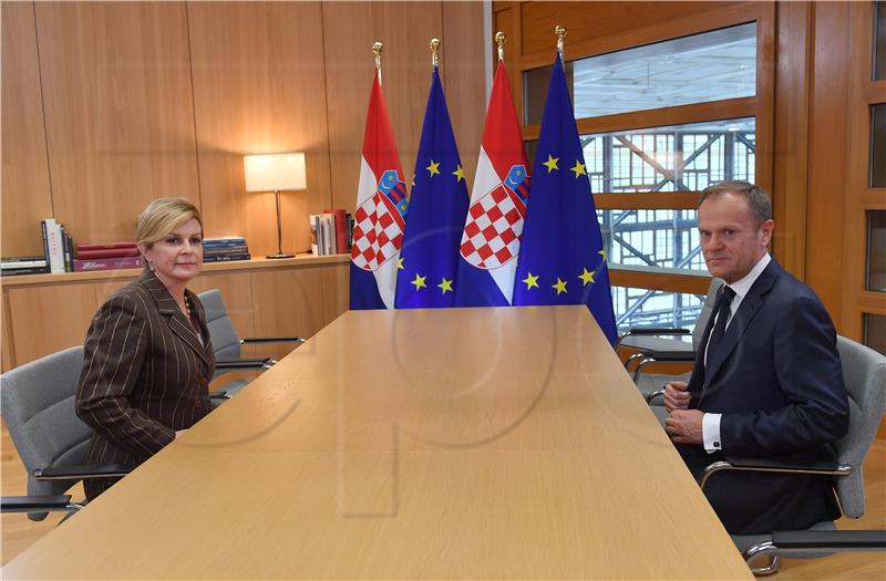 BELGIUM EU COUNCIL CROATIA DIPLOMACY