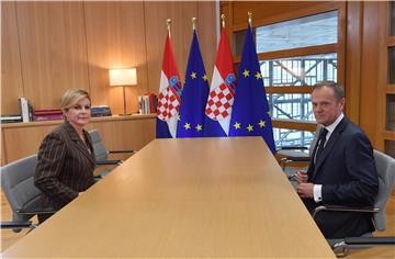 BELGIUM EU COUNCIL CROATIA DIPLOMACY