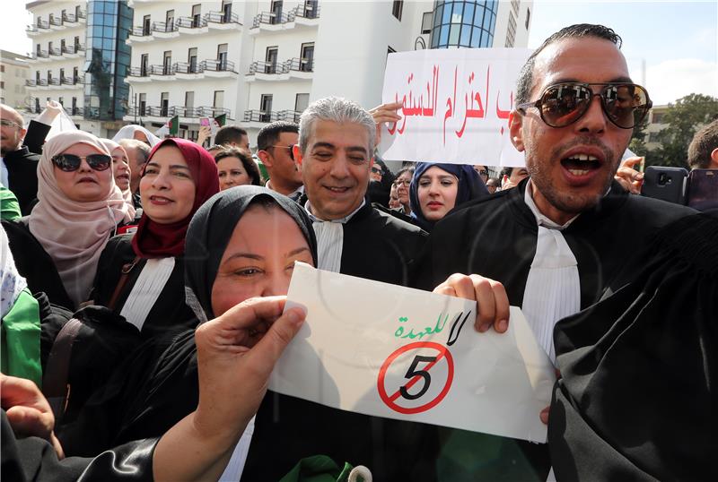 ALGERIA PROTEST BOUTEFLIKA 5TH TERM