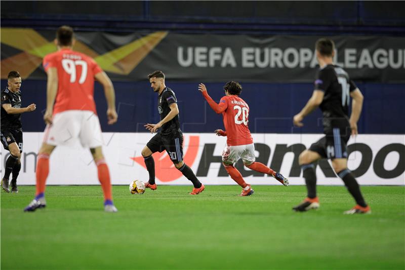 Prva utakmica osmine finala Europske nogometne lige Dinamo - Benfica