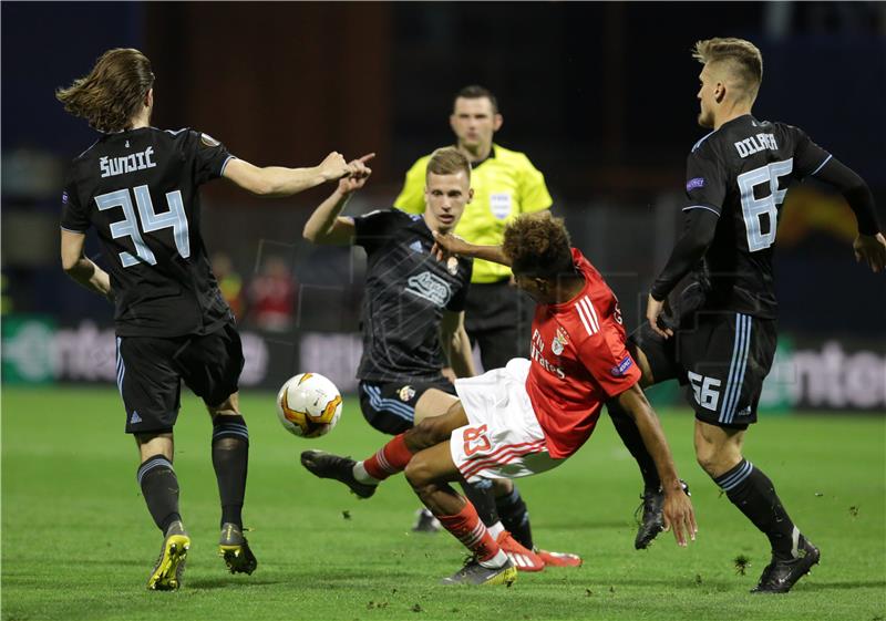 Prva utakmica osmine finala Europske nogometne lige Dinamo - Benfica