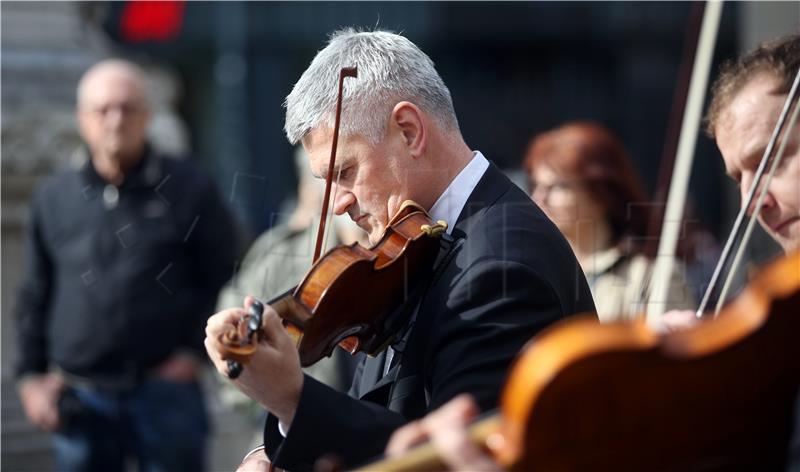 Koncert Zagrebačkih solista u centru Zagreba