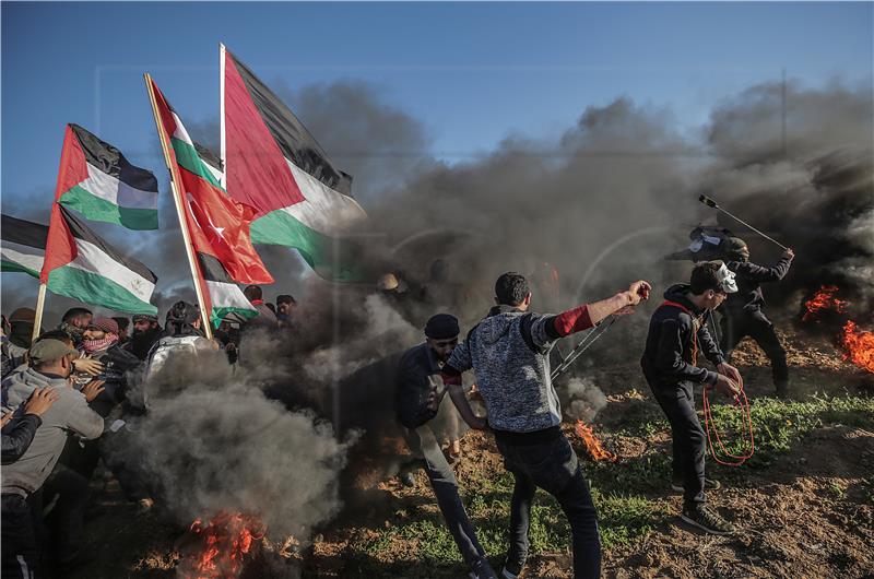 MIDEAST ISRAEL PALESTINIANS CLASHES EAST GAZA STRIP