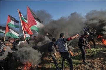 MIDEAST ISRAEL PALESTINIANS CLASHES EAST GAZA STRIP