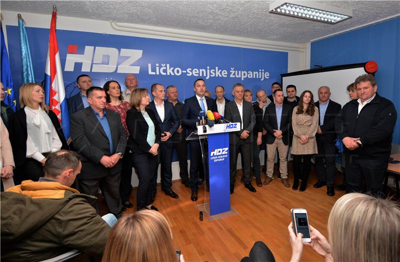 HDZ wins early election in Lika Senj County