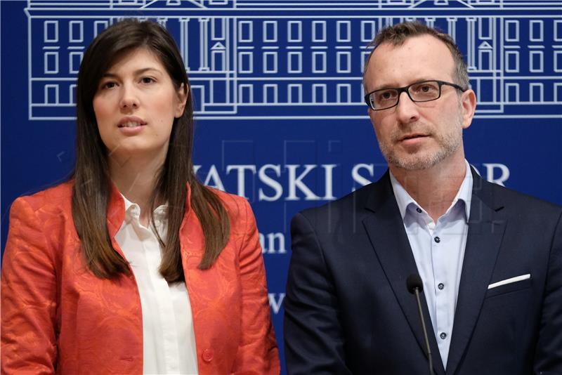 Konferencija za medije kluba zastupnika Mosta nezavisnih lista