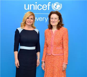 Predsjednica održala sastanke s izvršnom direktoricom UNICEF-a i predsjednicom Nepala