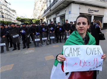 ALGERIA ELECTIONS BOUTEFLIKA PROTEST