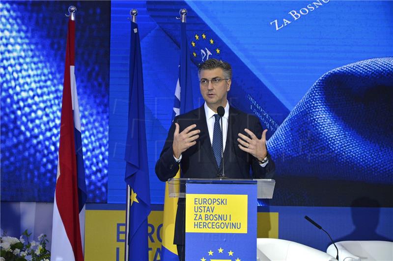 Plenkovic rejects claims of Croatian espionage affair in Bosnia and Herzegovina