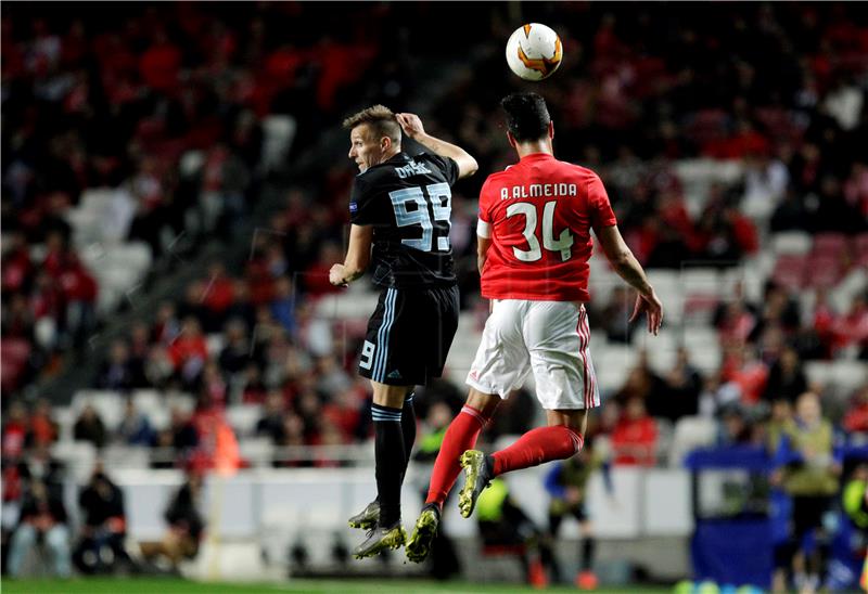 EL: Benfica - Dinamo 0-0 (poluvrijeme)