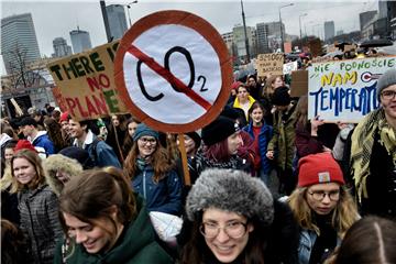 POLAND STUDENTS CLIMATE CHANGE STRIKE