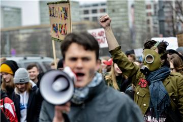 POLAND STUDENTS CLIMATE CHANGE STRIKE