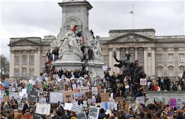 BRITAIN STUDENTS CLIMATE STRIKE